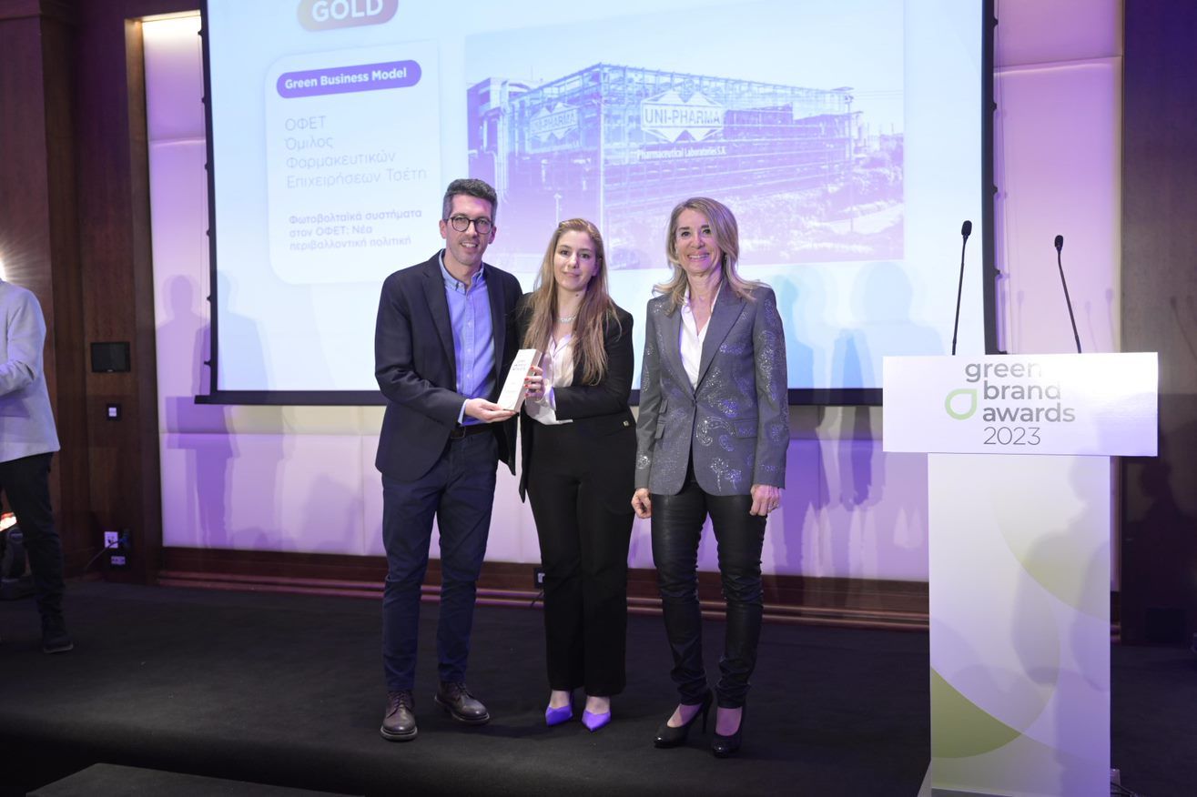 GREEN BRAND AWARDS 2023: To Gold & one Bronze awards to Tsetis Group – OFET