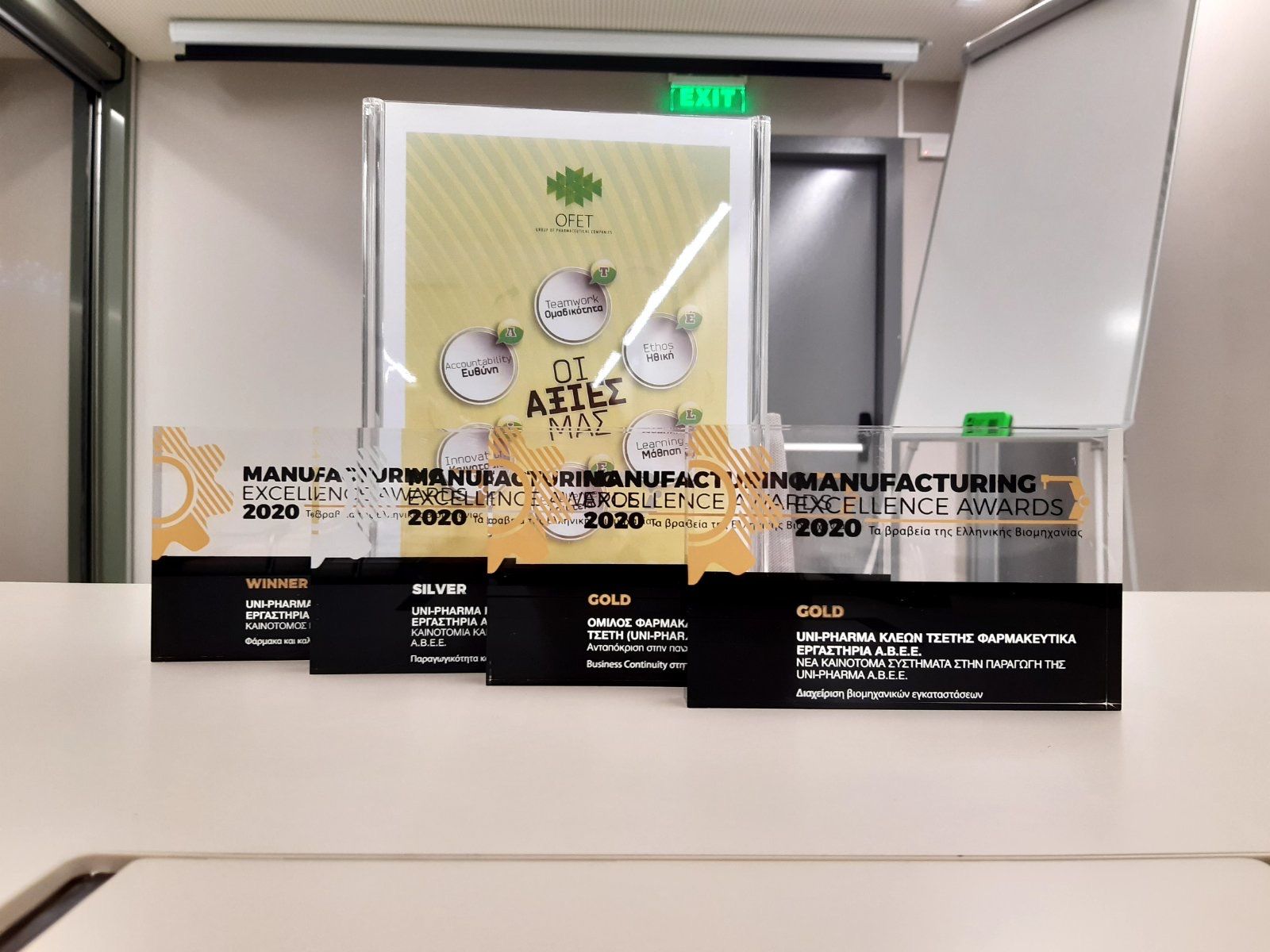 Manufacturing Excellence Awards 2020: Uni-pharma & InterMed, leading industries in Greece