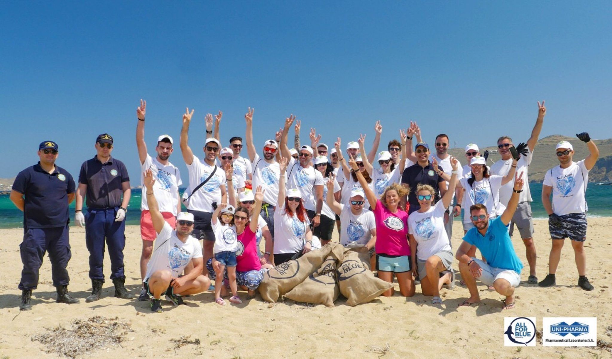 SAVE THE SEA – OFEF’s Green Team cleared seas & coasts in Mykonos and Tinos